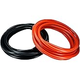 ZIGPEO 6 AWG Silicone Wire 6FT(Red 3FT & Black 3FT) Extra Flexible 6 Gauge Stranded Copper Wire, High Temp 392℉ 600V - RC, Automotive, Battery | Tinned Copper Conductor