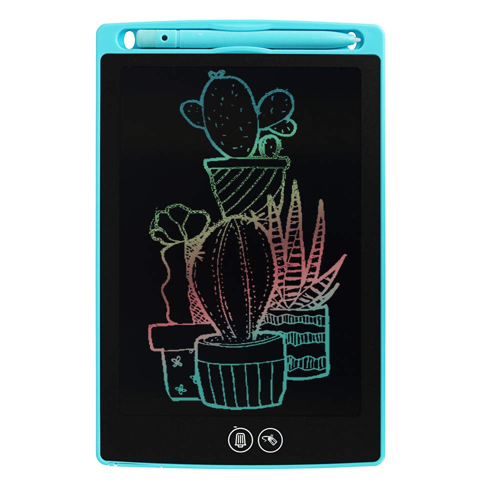 FeiWen LCD Writing Tablet Colorful Screen 8.5 Inches Doodle Board Electronic for Kids and Adults (Blue)