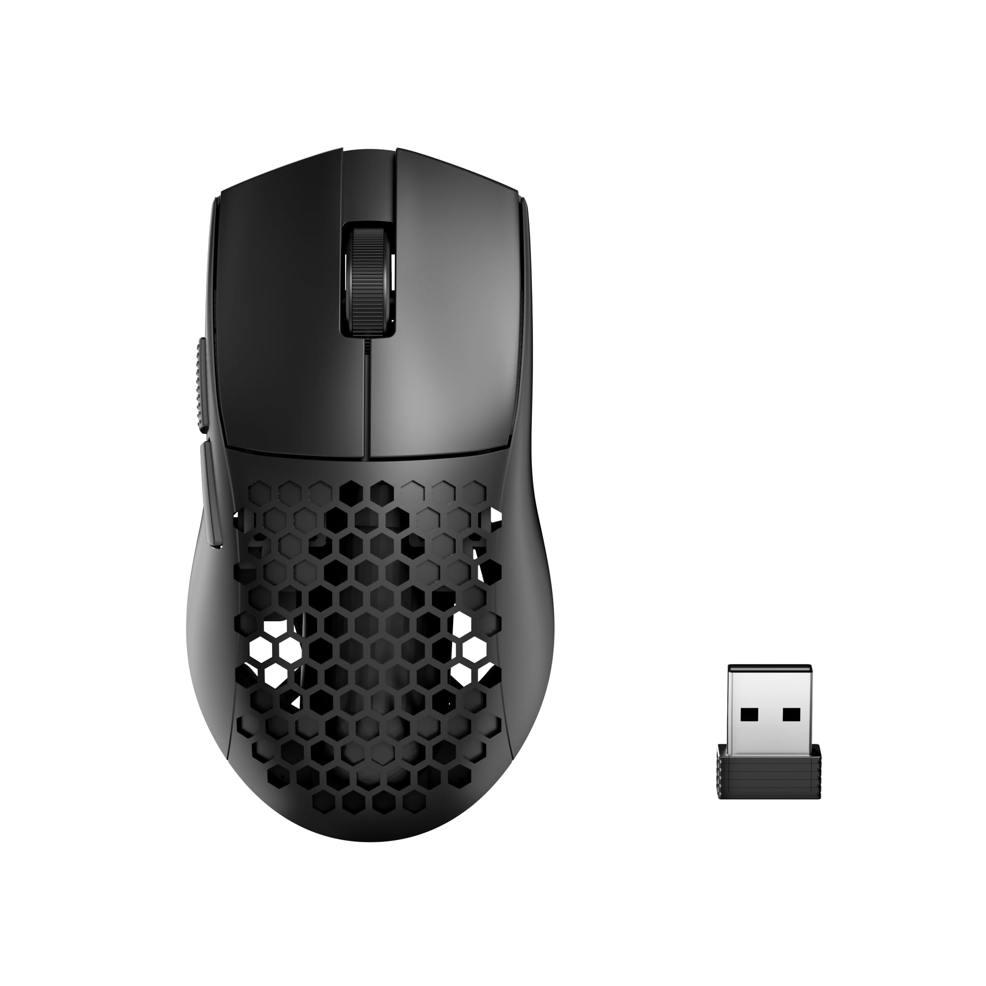 Photo 1 of Redragon M725 Honeycomb Shell Gaming Mouse Wireless, Ultra Lightweight 49g, 8000 DPI Tri-Mode BT5.1/2.4GHz/Type-C Wired Gamer Mouse with 2 Side Buttons, Macro Programmable for PC/Mac/Laptop, Black