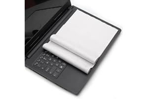 KEANBOLL 2-Pack 15.6" Laptop Microfiber Liner Cleaning Cloth,Cleaning Screen Dust,Laptop Keyboard Protector Compatible with Dell/HP/Acer/ASUS/Lenovo/Samsung/LG etc 15.6"-16"-17"-17.3" Laptop