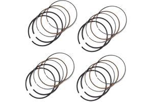 Road Passion Engine Piston Rings Set for SUZUKI GSX400 GK73A GK75A GK76A GK78A GSF400 400 (Oversize +50 56.5mm;4 Set)