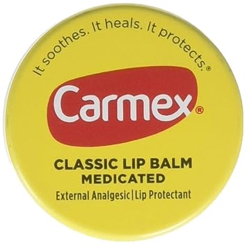 Carmex Classic Lip Balm Medicated 0.25 oz Pack of 3 (Jar in Blister Pack)