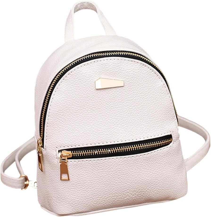 FitfulVan Clearance! Hot sale! Bags, FitfulVan Women Leather Backpack School Rucksack College Shoulder Satchel Travel Bag (White)