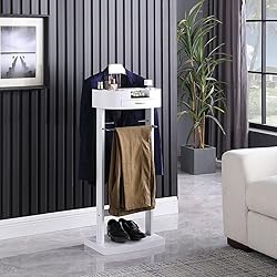 White Valet Stand For Women, Suit Valet Stand For