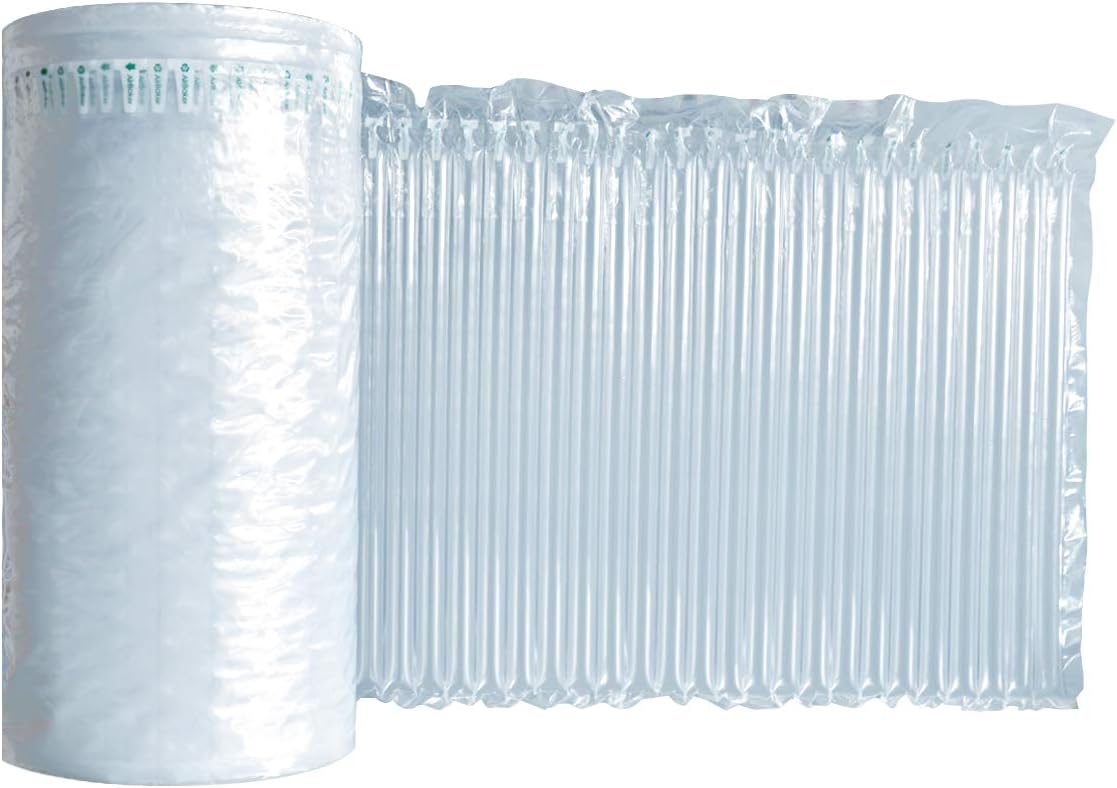 AirBaker Air Bag Packaging Wrap Rolls Air Cushion Packing Material 15.7" x 164" for Glasses Bottle China Dishes Protector Shipping Moving
