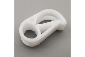 JIUMEI 10PCS Flow Control Hose Clamp Unadjustable Shut Off Plastic Tubing Clip Laboratory Pinch Valve Syphon Pipe Holder