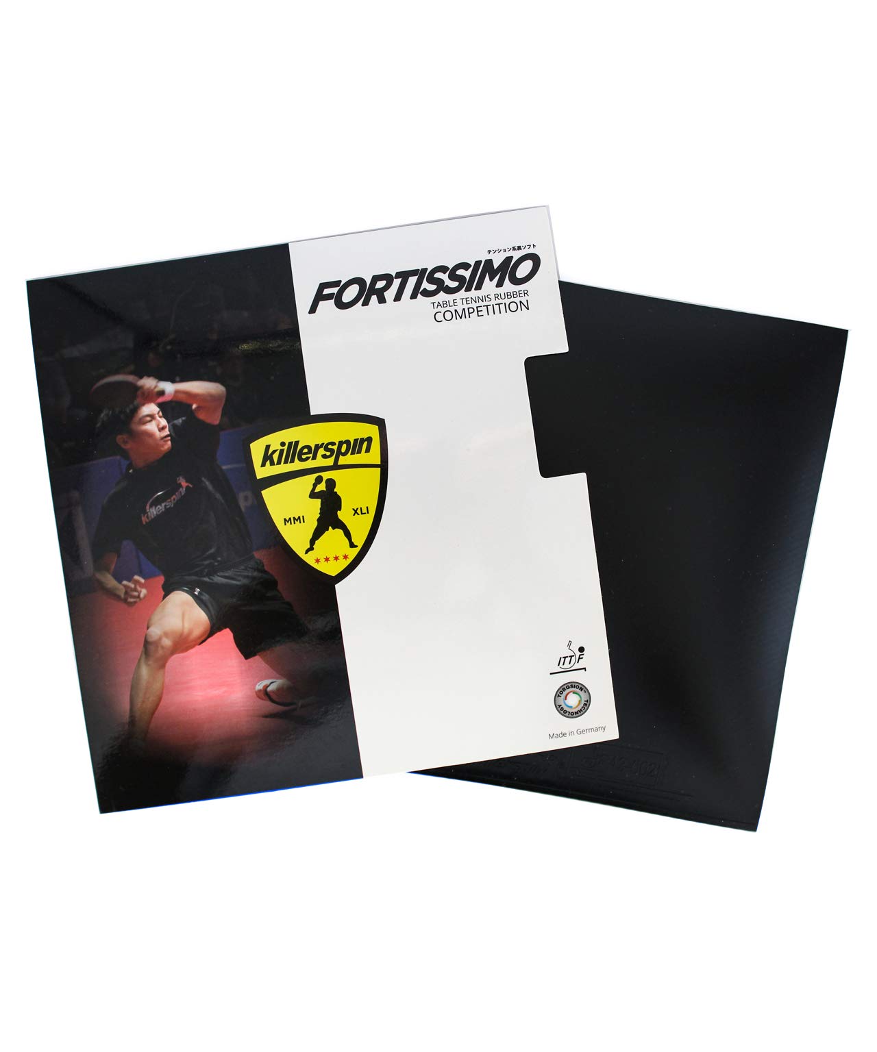 Killerspin Fortissimo Blast Black Max Table Tennis Rubber