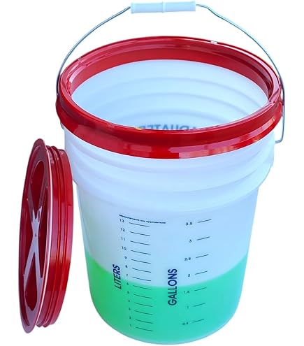 CROMAR GRP Graduating Bucket Tub - Heavy Duty PROGRP Builders Bucket - Premium Plastic Bucket With Strong Handle Black 10l