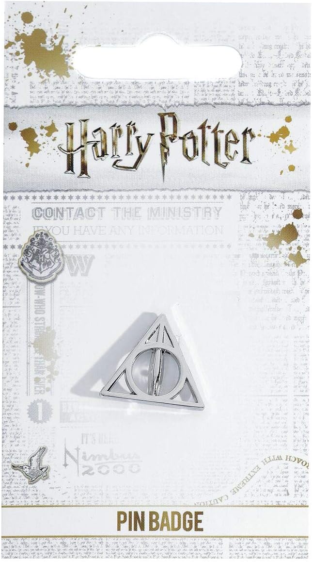 Deathly Hallows Pin Badge HPPB0054, Silver