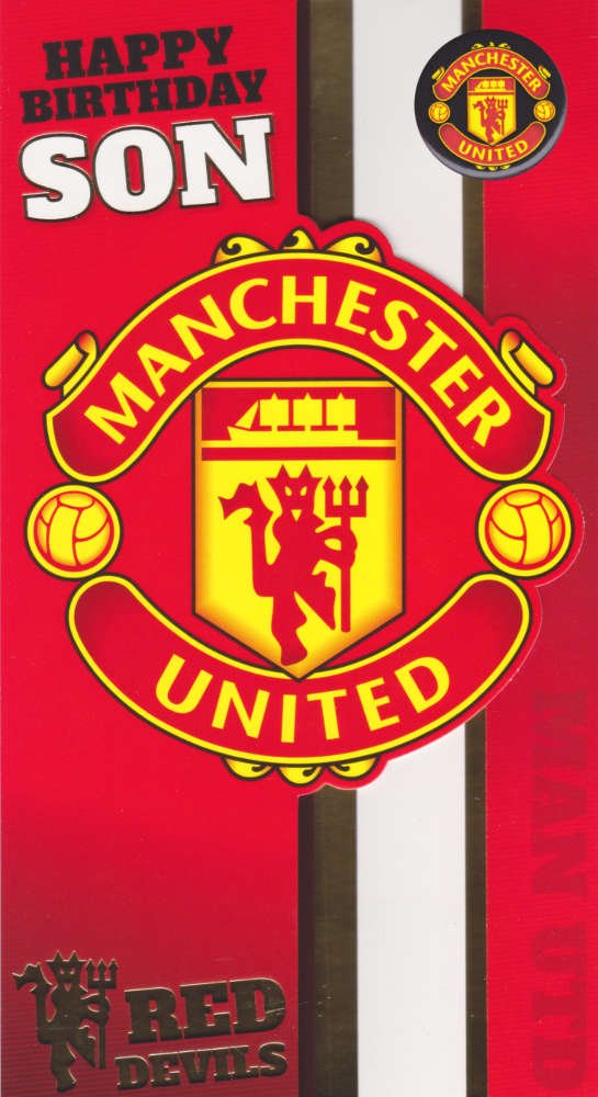Manchester United Happy Birthday Son Car Buy Online In Gibraltar At Desertcart