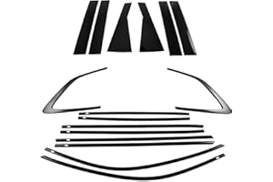 Autophoton for Honda CR-V CRV 2023-2024 Glossy Black Window Trim Full Set 16pcs Car Accessories