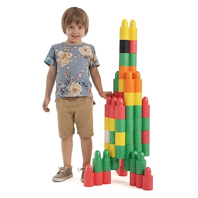 Husiun Jumbo Building Blocks Foam Constructive Bahrain Ubuy