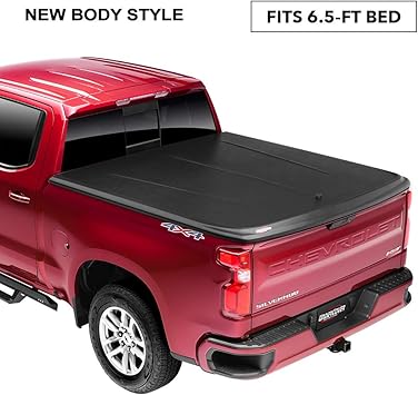 Amazon Com Undercover Se One Piece Truck Bed Tonneau Cover Uc1186 Fits 2019 2021 Chevrolet Silverado Gmc Sierra 6 7 Bed 79 4 Automotive