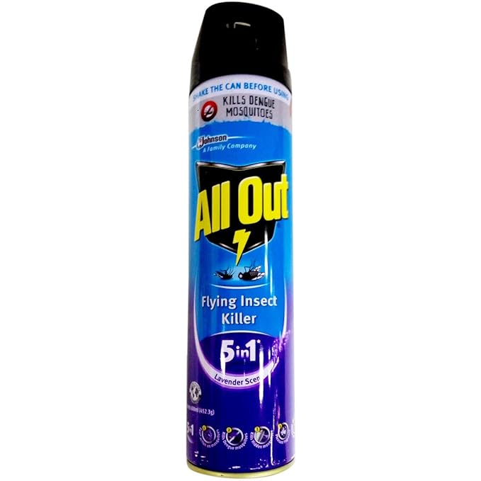 All Out Flying Insect Killer Spray 5 In 1 Lavender Scent 600ml Bottle Amazon In All Out Flying Insect Killer Spray 5 In 1 Lavender Scent 600ml Bottle Amazon In