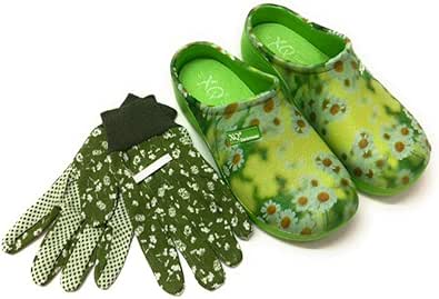 Trachten-Dirndl-More Dames klompen &amp; pantoletten met tuinhandschoenen verschillende ontwerpen bloemen, uni, stippen