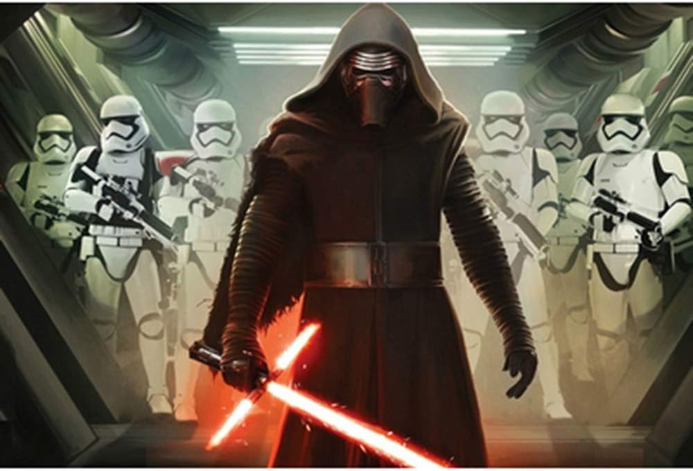 Jigsaw Puzzle Science Fiction Movie Star Wars Wooden Puzzle 300/500/1000 Pieces Adult Decompression Children's Educational Toys Creative Gifts (Color : A, Size : 1000tablets)