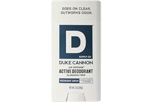 DUKE CANNON SUPPLY CO. Duke Cannon Midnight Swim Aluminum-Free Deodorant for Men - Air Defense, Sandalwood + Lavender Scent, 3 oz – Long-Lasting, Clear Glide, Skin-Soothing Formula
