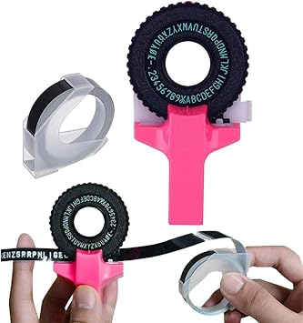 black typewriter label maker