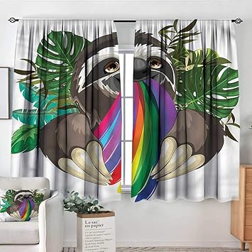 PriceTextile - Cortinas de Cocina, diseño Abstracto, Color Verde