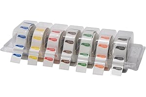 DayMark Safety Systems Day of The Week 3/4" Square Dissolvable Labels, Monday-Sunday, Label Dispenser Included (7,000 Labels)