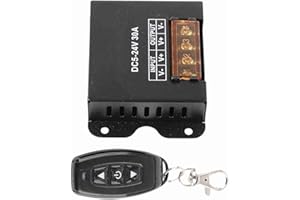 WALFRONT LED Dimmer Controller, RF Stepless Dimming, for MR16 LED Lights, Convenient Remote Brightness Adjustment, Easy Insta