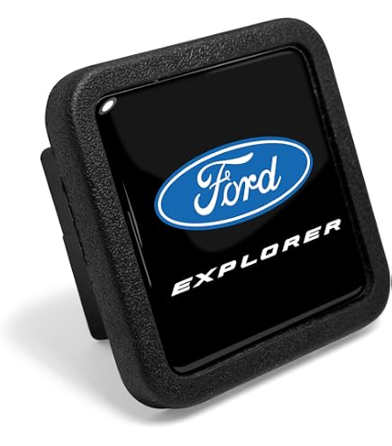 Ford Flex Carbon Fiber Look UV Graphic Metal Plate On ABS Plastic 2 Inch Tow Hitch Cover