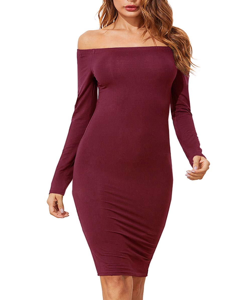 romwe burgundy dress