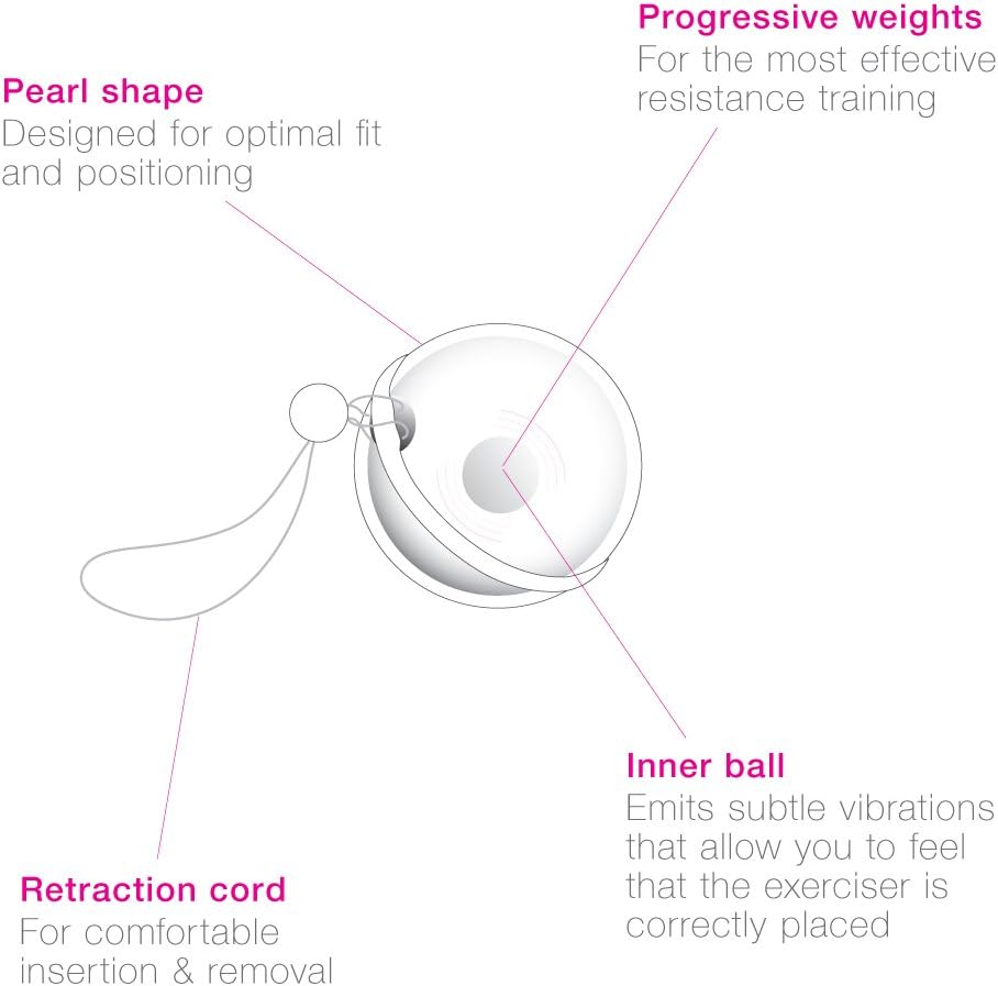 Intimina Laselle Exerciser 28g - Small Weighted Ball for Beginners - Pelvic Floor Strengthening for Bladder Control - Image 5