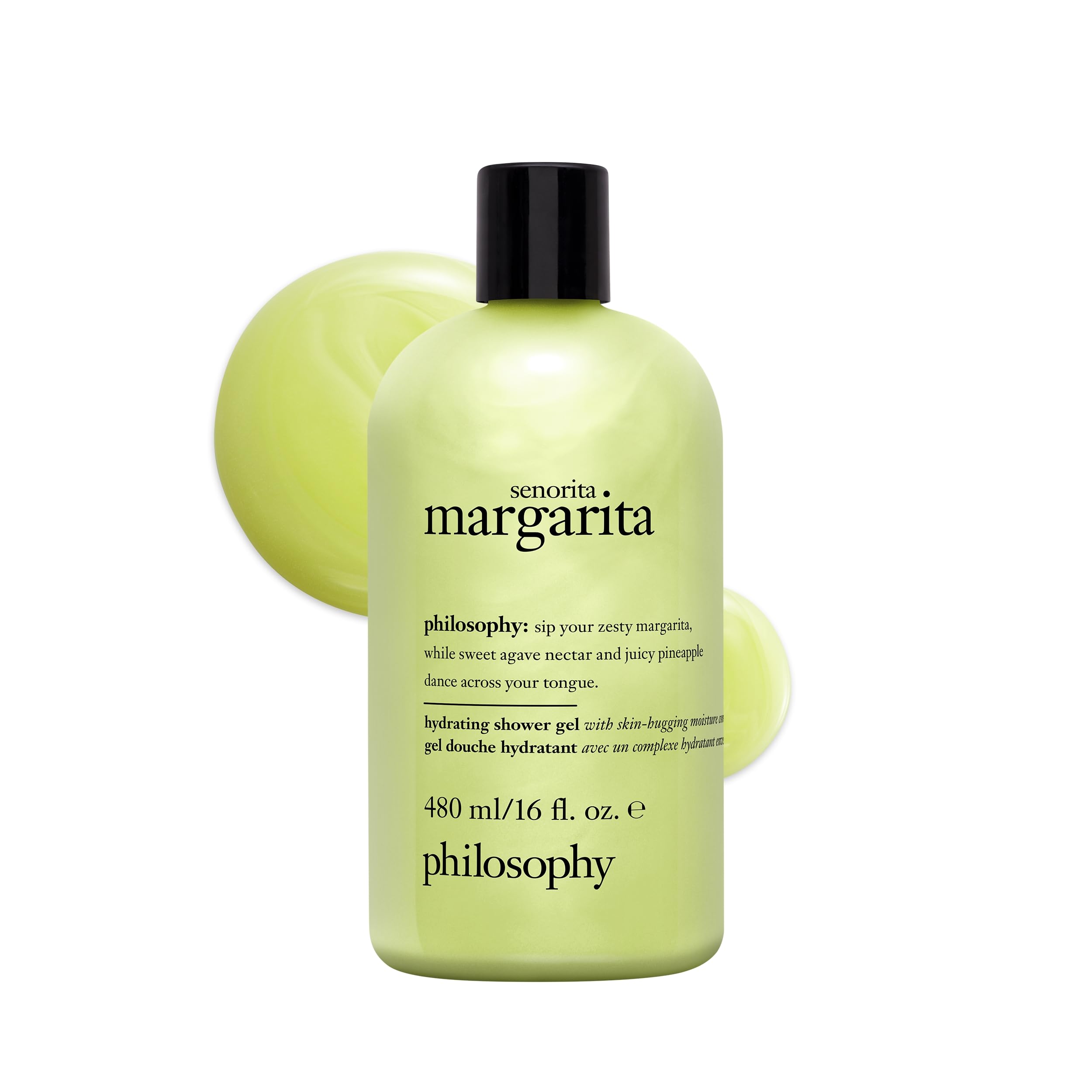 philosophy senorita margarita hydrating shower gel, 480ml, bubble bath, body wash