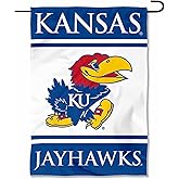 College Flags & Banners Co. Kansas KU Jayhawks Garden Flag