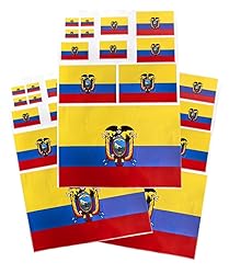 EUIOSFDC Decal in Multiple Sizes Ecuador Flag