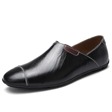 Amazon ドリーマー メンズ スリッポン 革靴 レザー おしゃれ 防水