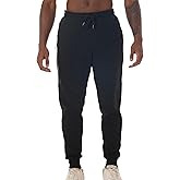 OU YA WOLF Men's Sweatpants with Zipper Pockets Athletic Pants Fleece Joggers Traning Track Pants for Men Running Hiking