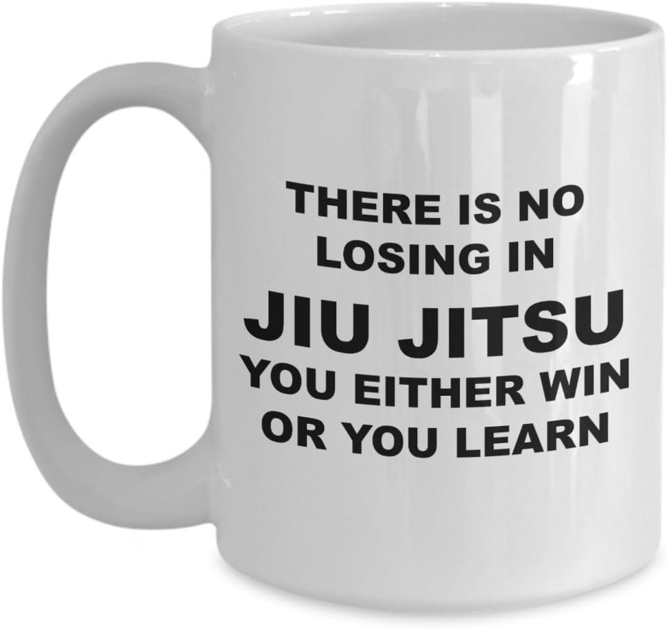 There is no Losing in Jiu Jitsu Coffee Mug BJJ Mugs MMA