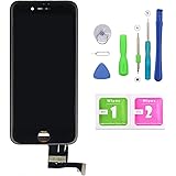 QTlier Screen Replacement for iPhone 7 LCD Display and Touch Screen Digitizer Replacement Full Assembly with Repair Tool Kit(Black, 4.7Inch, for iPhone 7)
