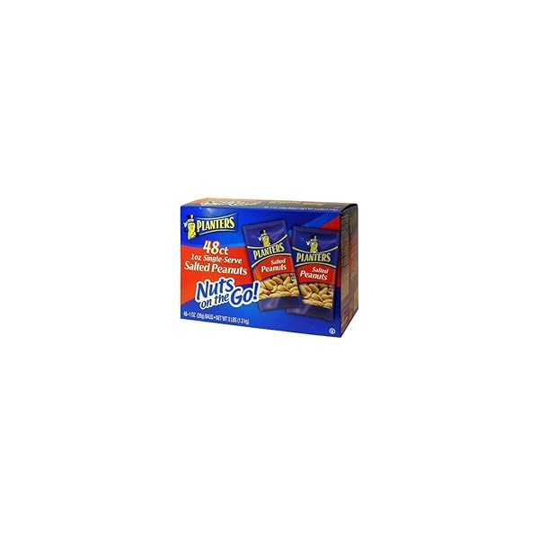 PLANTERS SALTED PEANUTS – 48/1 OUNCE BAGS (2 PACK)
