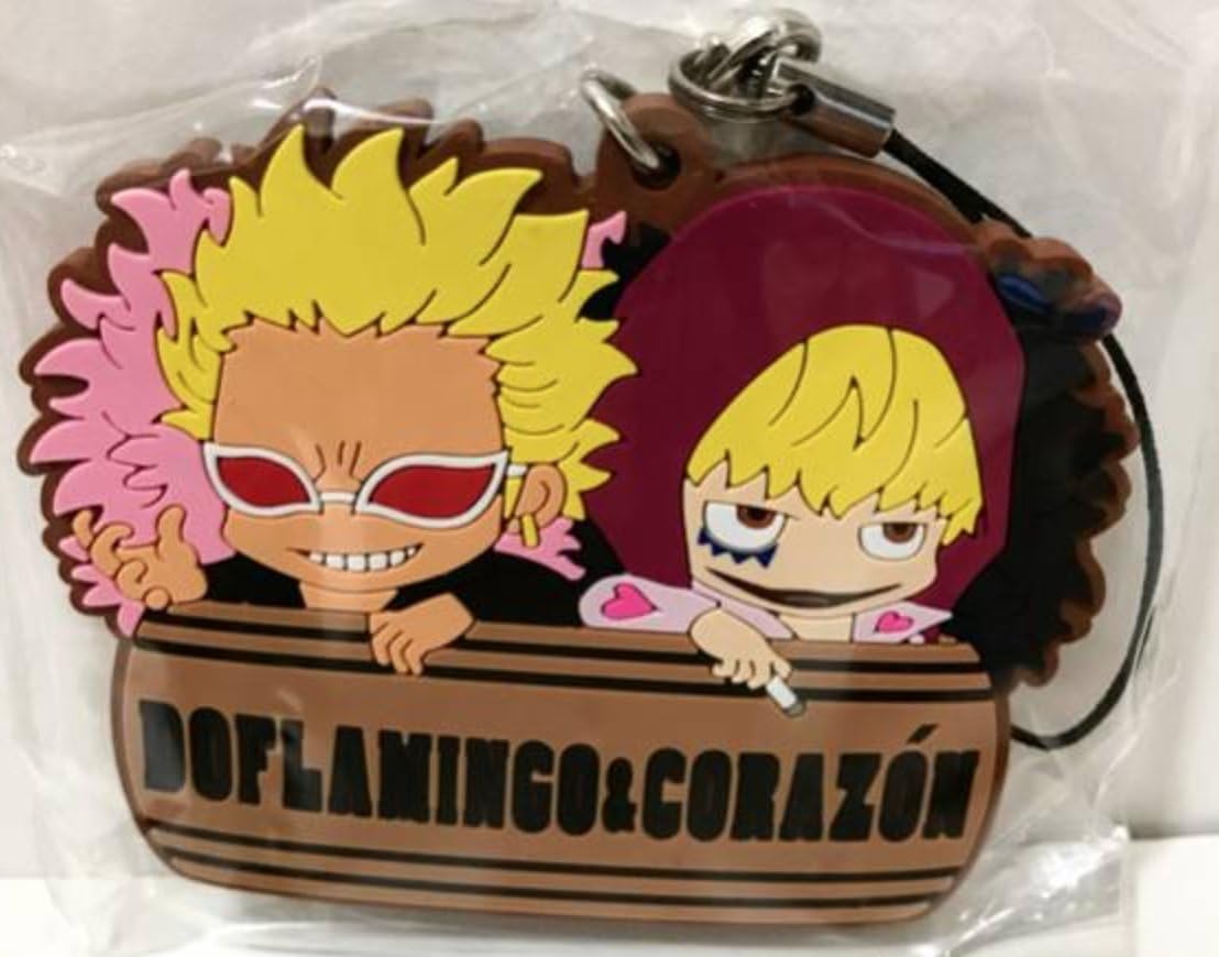 Amazon One Piece ワンピース 輩 麦わらストア ラバーストラップ ラバスト タルコレ 第10弾 2人樽編 ドフラミンゴ コラソン 樽コレ アニメ 萌えグッズ 通販