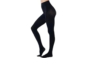 HeyUU Women's 80D Ultra Soft Opaque Tights, High Waist Solid Color Footed Pantyhose with 29 Colors