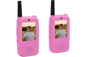Zopsc Video Intercom for Kids, 2.0 Inch Screen Two Way Talk Radio with High Sensitivity Reception, for Indoor Outdoor Family 