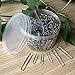 Paper Clips, OUHL 450 Pieces Silver Paperclips Assorted, Medium 28mm and Jumbo Sizes 50mm, Office Clips for Work School Home Use