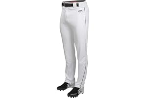 Rawlings Men's Launch Series Baseball Pants | Full Length Semi-Relaxed Fit | Adult Sizes | Piped | Multiple Colors
