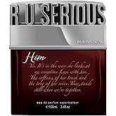 Rue Broca R U Serious Him Eau de Parfum Spray For Men, 3.4 Fl. Oz – Aromatic, Fresh, and Sensual Masculine Fragrance
