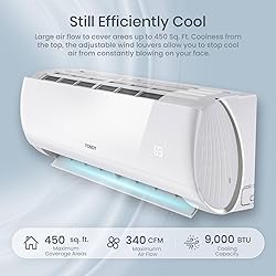 TOSOT 9,000 BTU Mini-Split Air Conditioner, Wifi