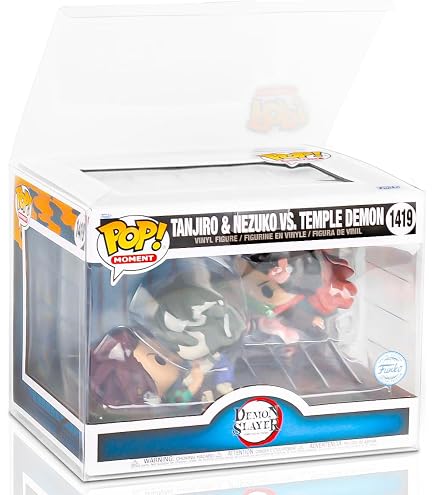 50 Pack Glow In The Dark Funko Pop Protector Cases – .5mm Plastic, For 4 Inch Vinyl Figures, Hulk Hogan, Iron Man, GLOW
