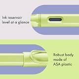 LAMY Safari Springgreen Fountain Pen EF Nib Ergonomic Grip T10 Blue Cartridge view 4