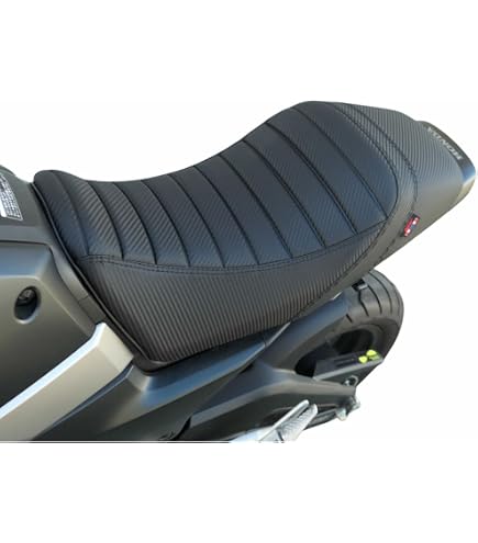 Honda Grom 125 Replacement Seat - Complete, Fits 2022-2023, Black Stitch