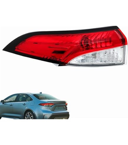 Left Side TailLight For 2020 2021 Toyota Corolla Rear LED Lamp Direct Replaces E - Foto 7