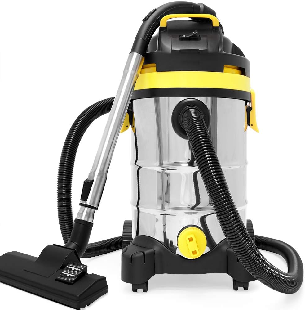 Monzana Staubsauger Nass Trockensauger Nasssauger Mehrzwecksauger 30 Liter 1800W 8m Aktionsradius Blasfunktion Hepa Filter eurofins GS geprüfte Sicherheit