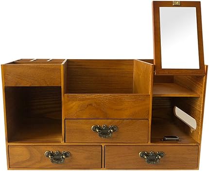 Amazon Com Rart Wooden Makeup Storage Box Drawer Storage Case
