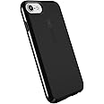 Speck Products CandyShell Cell Phone Case for iPhone SE (2022)| iPhone SE (2020)| iPhone 8| iPhone 7 - Black/Slate Grey (103161-B565)